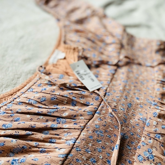 Floral Square-Neck Midi Dress - Picture 3 of 7